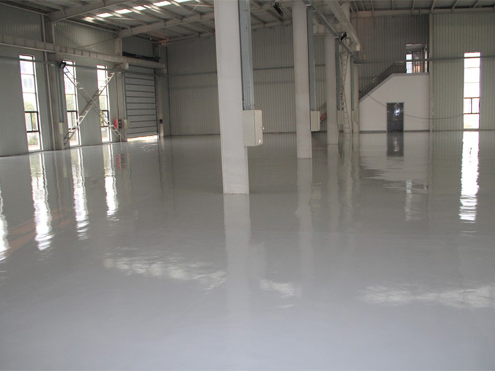 現(xiàn)代化企業(yè)的展示廳無塵環(huán)保樹脂地坪